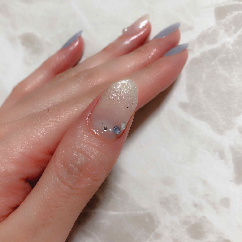 COLOR GEL SHEER/JELLY NAIL/ジェルネイルを使ったクチコミ（3枚目）