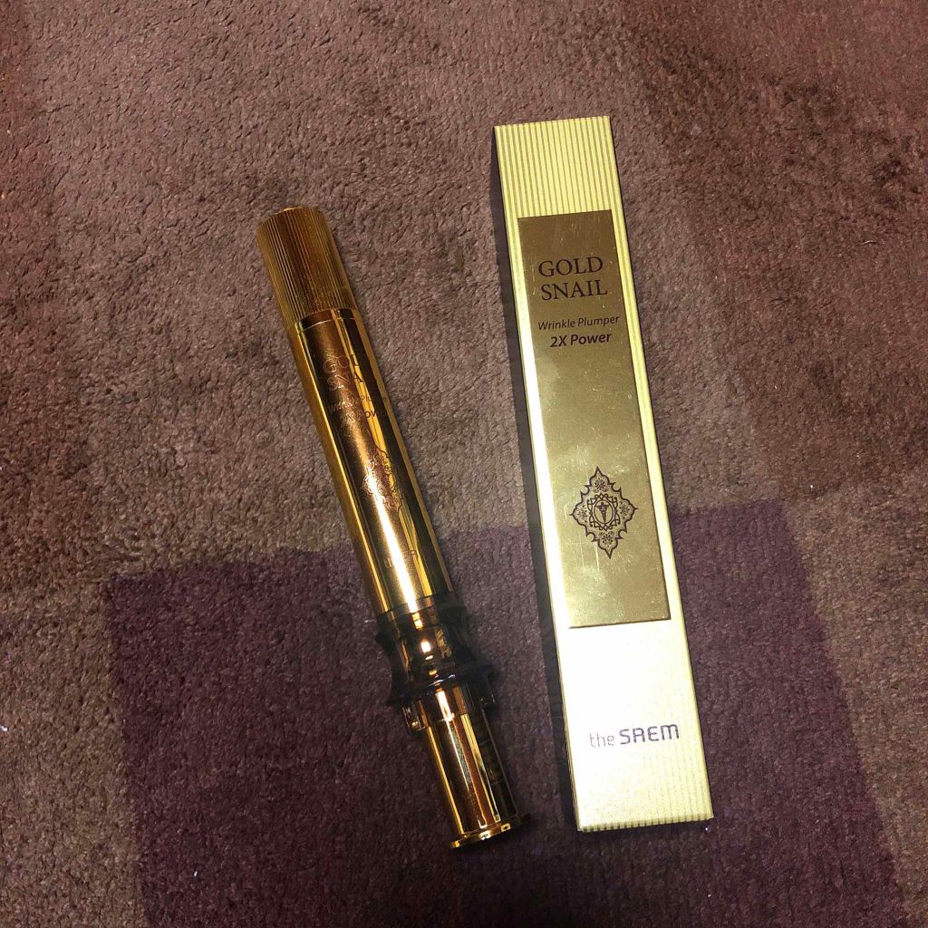 Gold Snail Wrinkle Plumper/the SAEM/その他スキンケアを使ったクチコミ(1枚目)