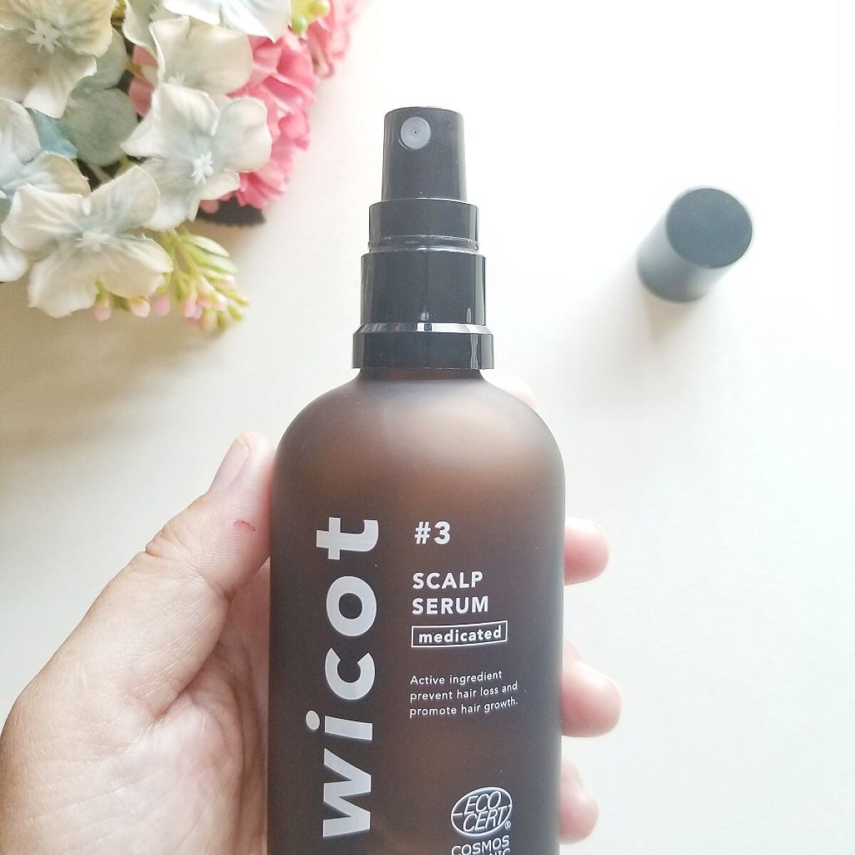 薬用スカルプセラム/wicot/頭皮ローションを使ったクチコミ（3枚目）