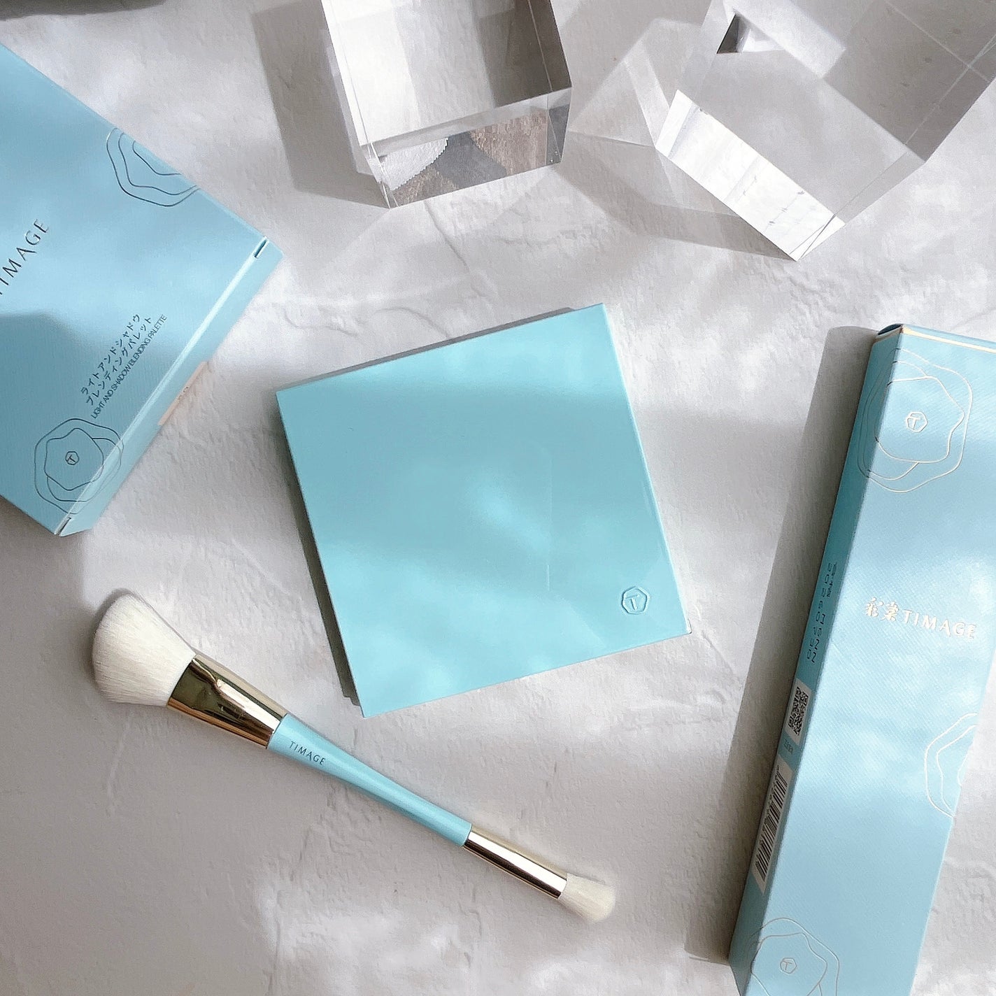 ハイライトシェーディングパレット/TIMAGE/パウダーハイライトを使ったクチコミ(6枚目)