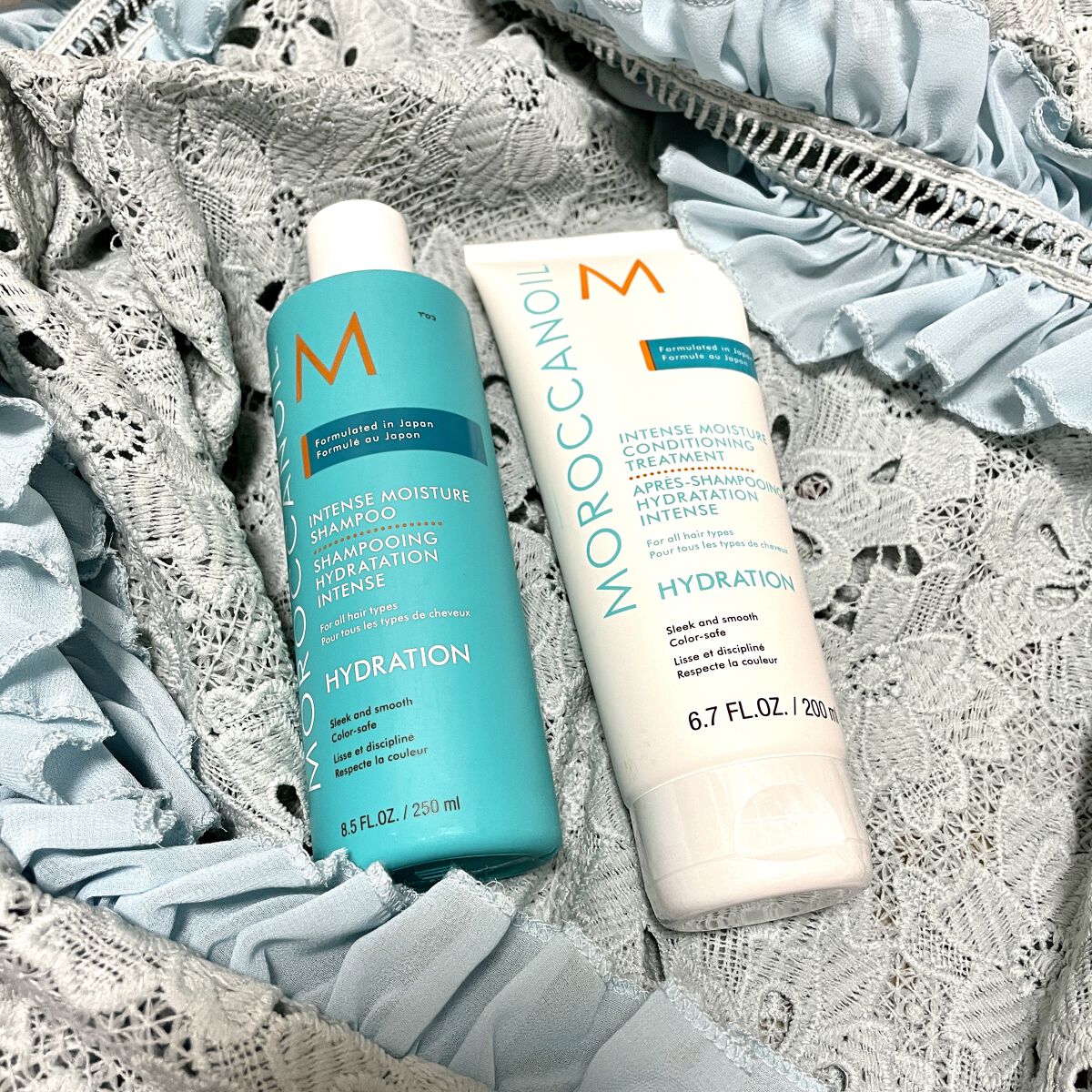 インテンスモイスチャー シャンプー／コンディショニングトリートメント/モロッカンオイル/サロンシャンプーを使ったクチコミ（1枚目）