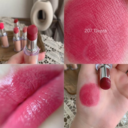 ボンディンググロウリップスティック/Laka/口紅を使ったクチコミ(7枚目)