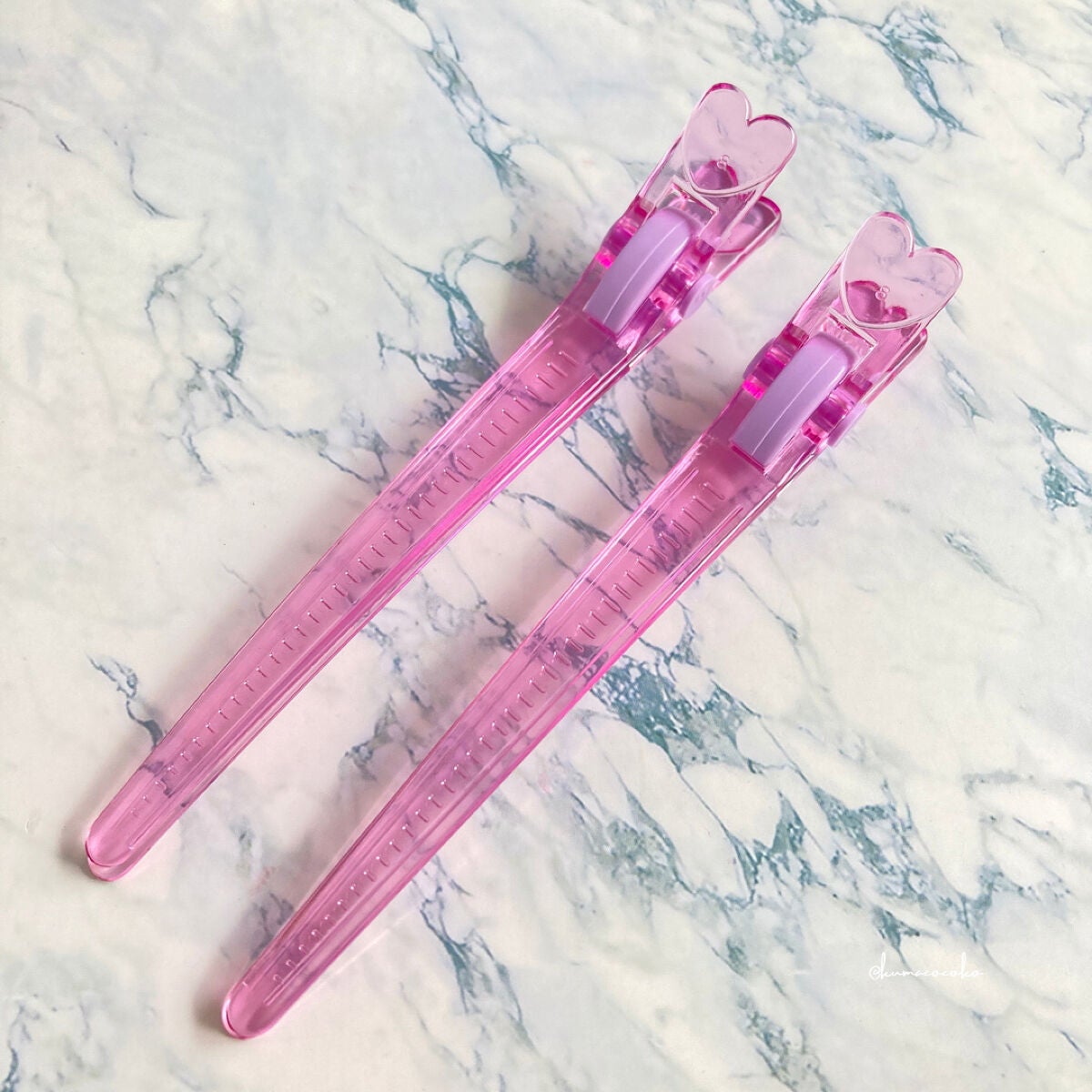 跡が付かない前髪クリップ/マペペ/ヘアアクセサリーを使ったクチコミ(2枚目)