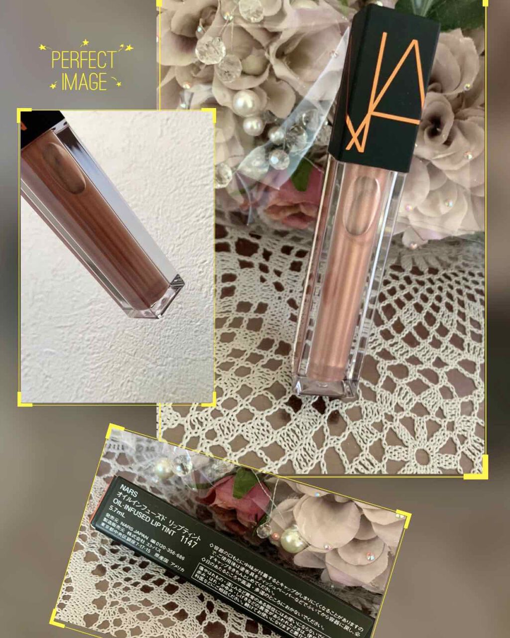 オイルインフューズド リップティント/NARS/リップティントを使ったクチコミ(2枚目)