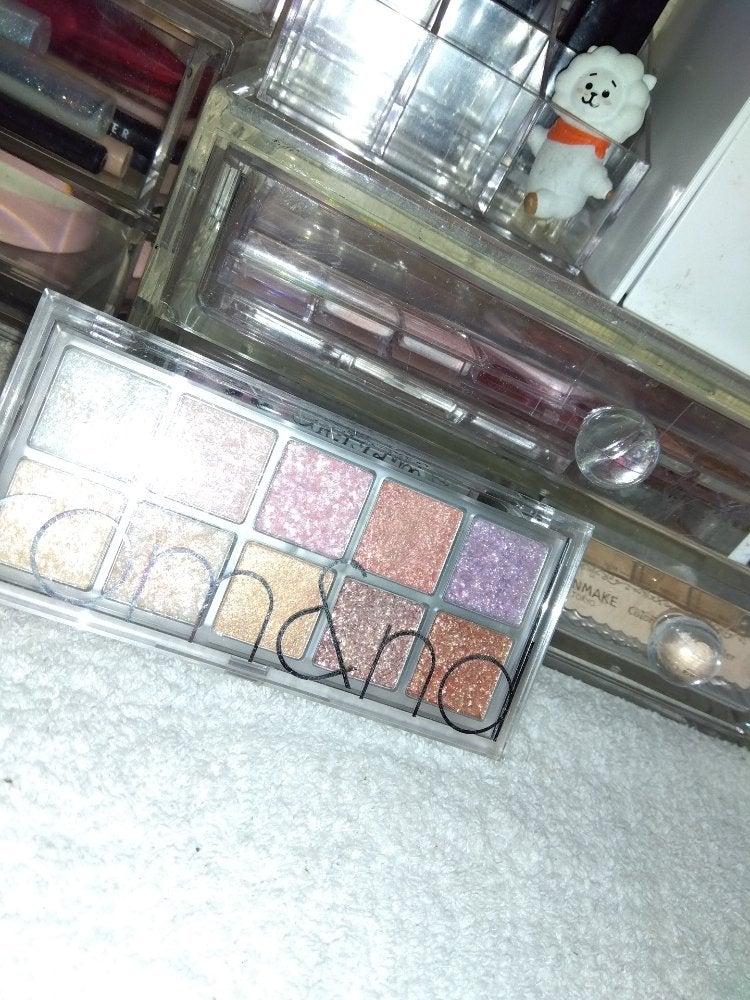 pink_beauty_a3w on LIPS 「ラメの大きさが色々❣物によっては、付きづらいラメもある!大,中..」(1枚目)