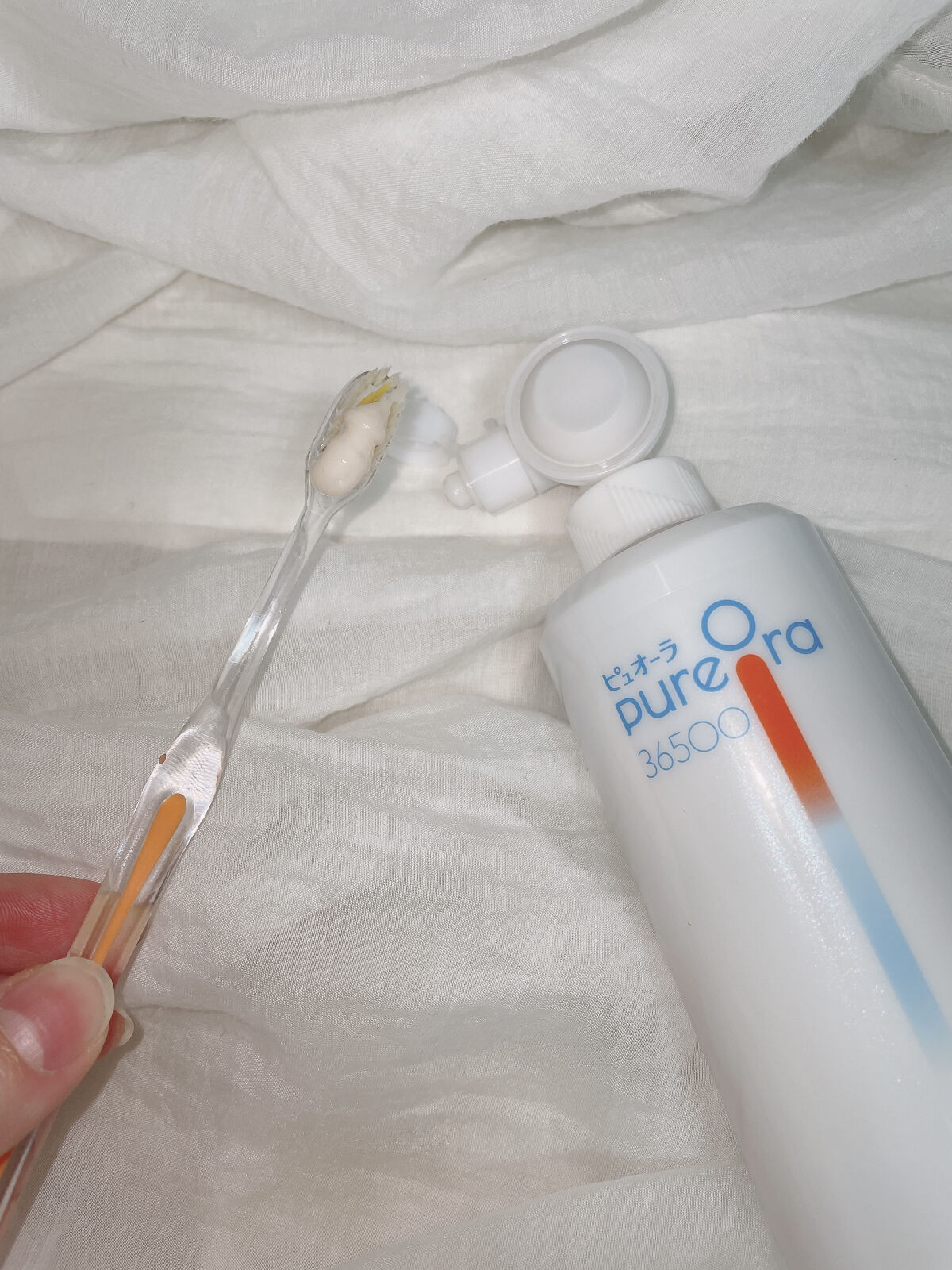 ピュオーラ36500 薬用ハグキ高密着クリームハミガキ/ピュオーラ/歯磨き粉を使ったクチコミ（3枚目）