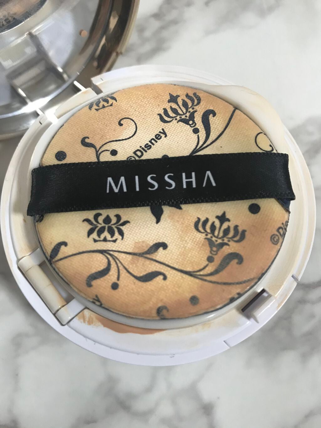 M クッション ファンデーション(モイスチャー)/MISSHA/クッションファンデーションを使ったクチコミ(2枚目)