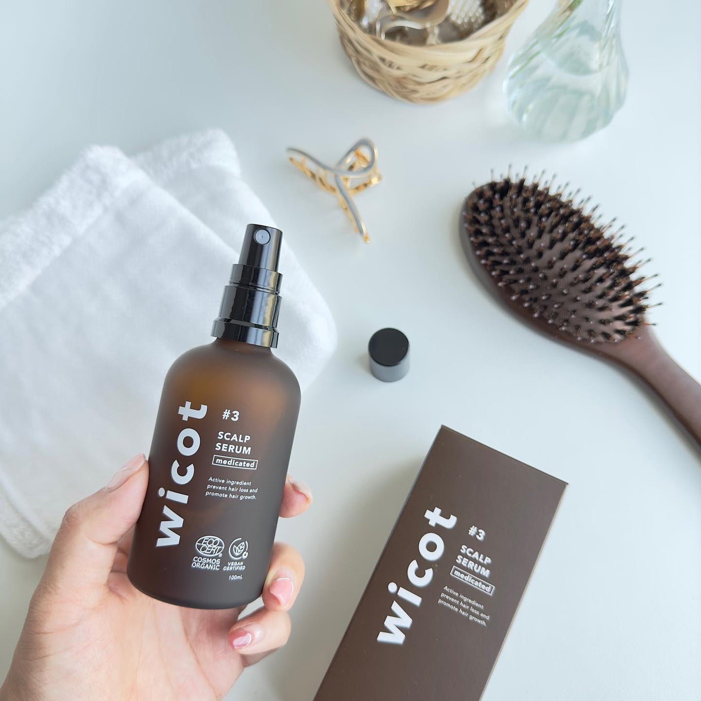 薬用スカルプセラム/wicot/頭皮ローションを使ったクチコミ(2枚目)