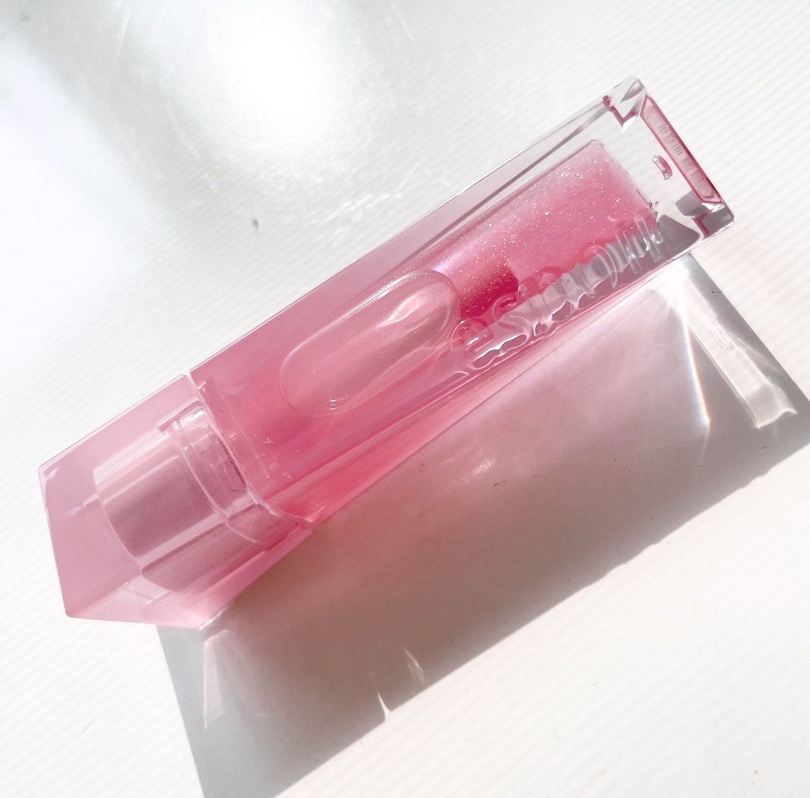 エスポア クチュールリップグロス ロージービーム(Rosy BB Edition)/espoir/リップグロスを使ったクチコミ（3枚目）