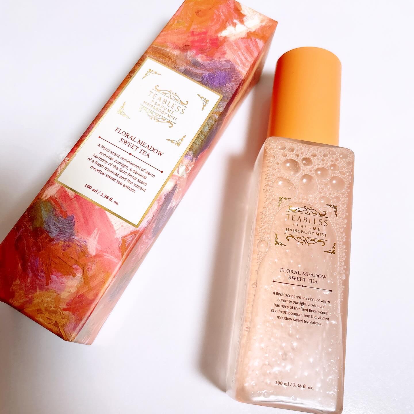 パヒュームヘア&ボディミスト フローラルメドウスウィートティー/TEABLESS/ヘアミストを使ったクチコミ（1枚目）