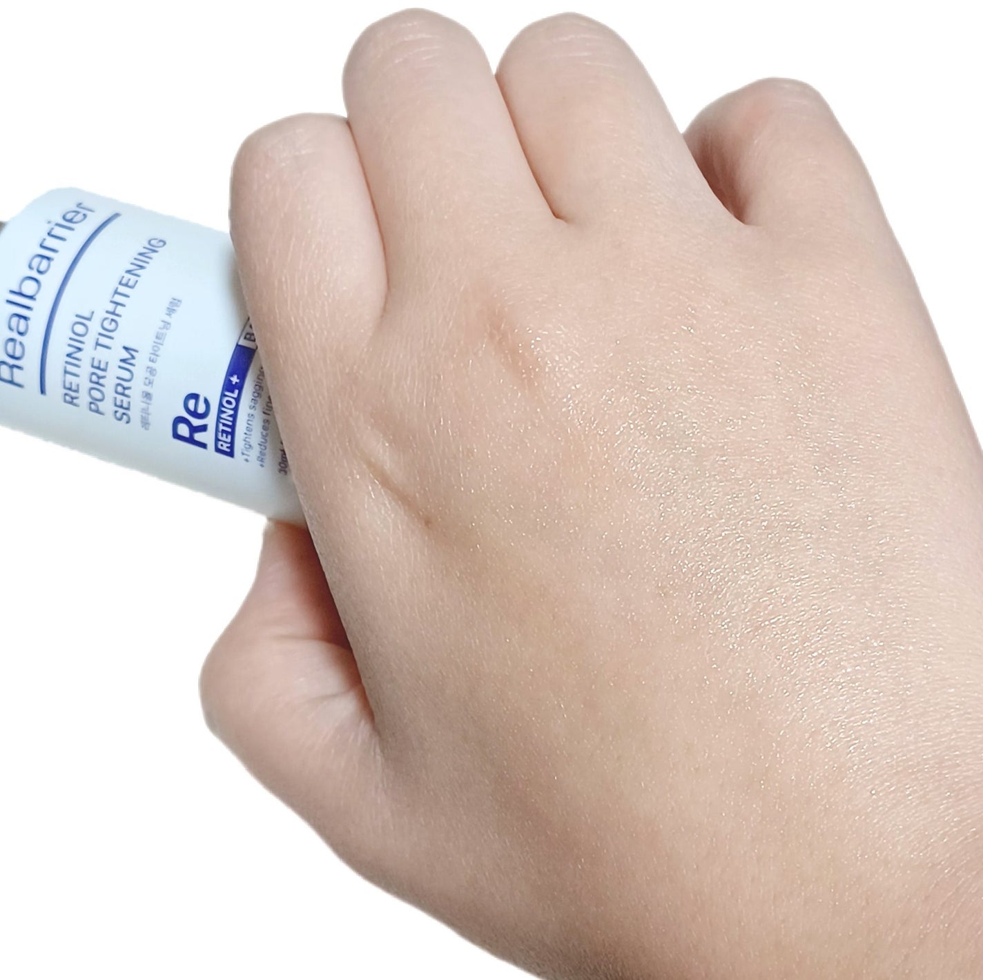 レチ二オールポアタイトニングセラム/Real Barrier/美容液を使ったクチコミ(4枚目)