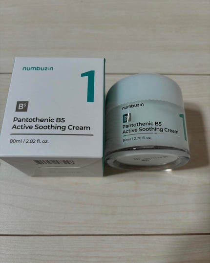 1番 塗るパントテン酸スージングクリーム/numbuzin/フェイスクリームを使ったクチコミ(1枚目)