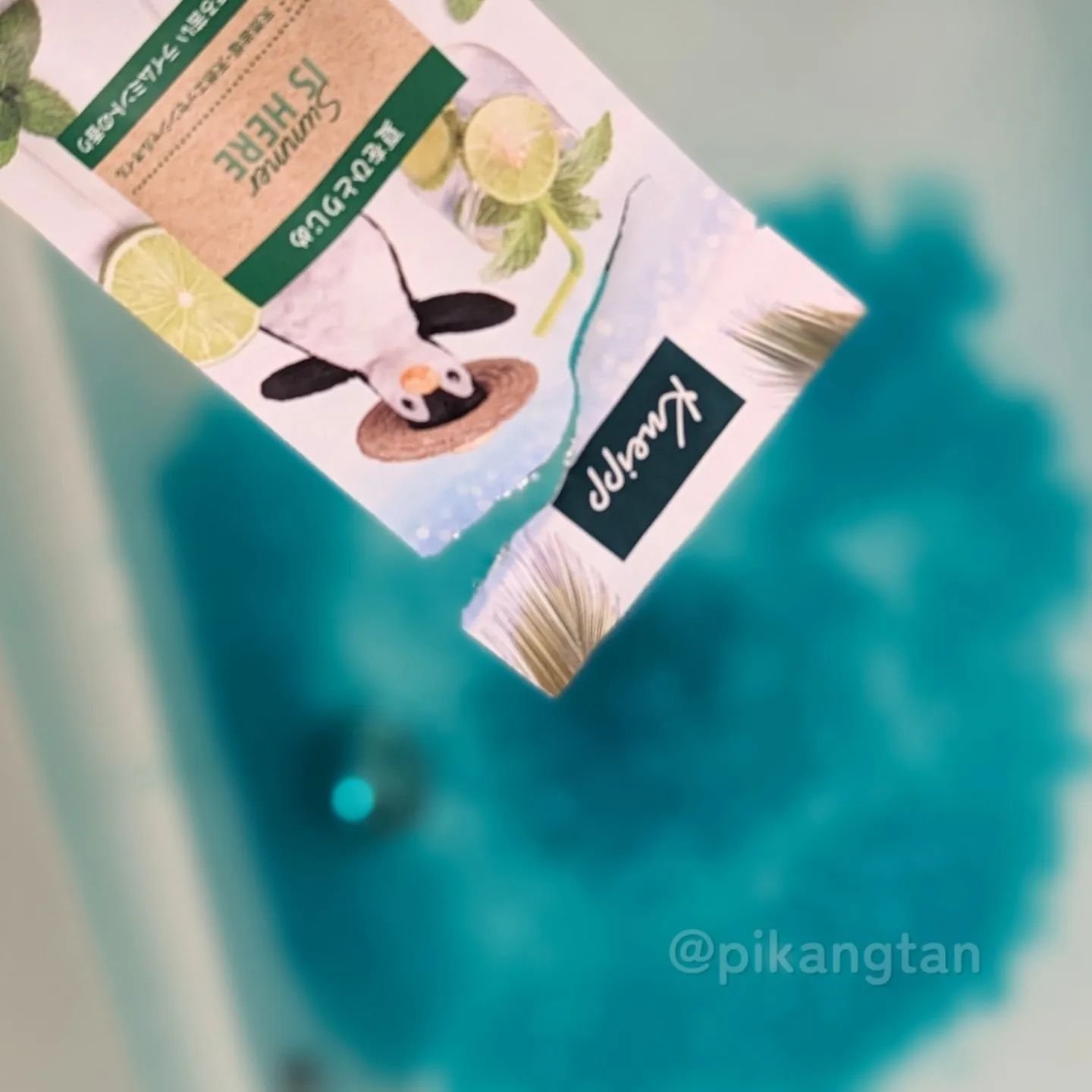 クナイプ バスソルト ライムミントの香り/クナイプ/無機塩系入浴剤を使ったクチコミ（2枚目）