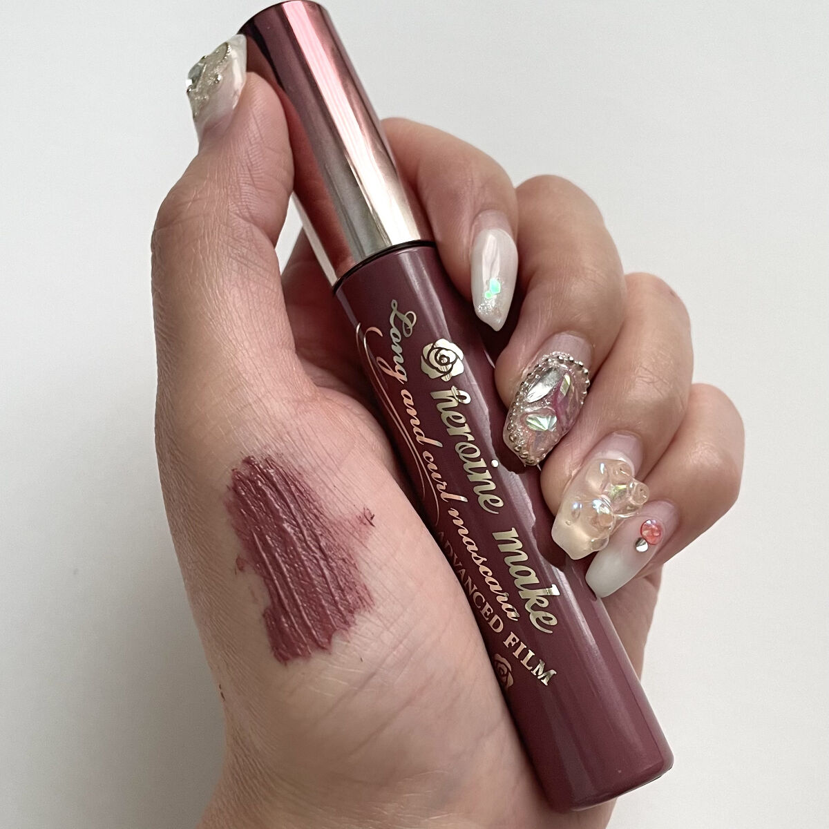 ロング＆カールマスカラ アドバンストフィルム 52 ラテピンクブラウン/ヒロインメイク/マスカラを使ったクチコミ（2枚目）