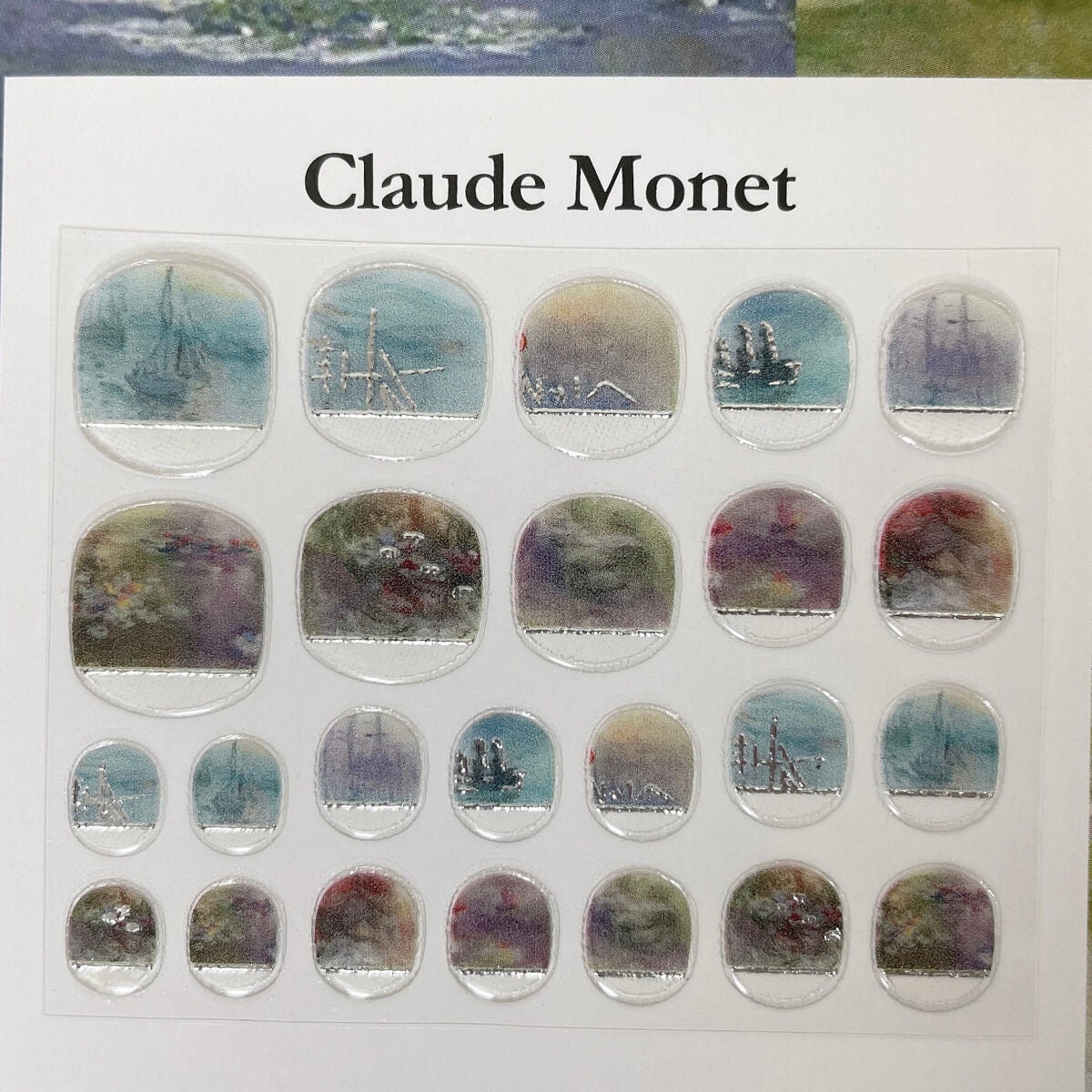 モネの世界をまとうネイルシールの会/フェリシモ/ネイルシールを使ったクチコミ(2枚目)