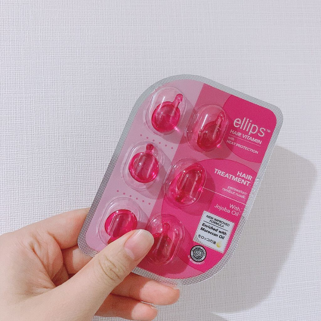 ヘアーオイル【トリートメント】/ellips/ヘアオイルを使ったクチコミ(2枚目)