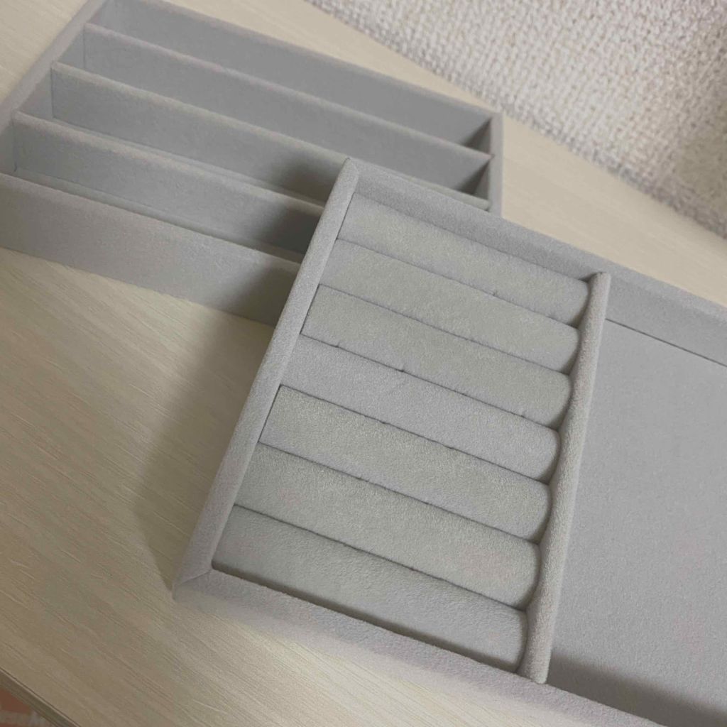 3段式クリアーケース/DAISO/その他化粧小物を使ったクチコミ（3枚目）