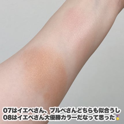 マーブルベイクドハイライター/Glint/パウダーハイライトを使ったクチコミ(6枚目)