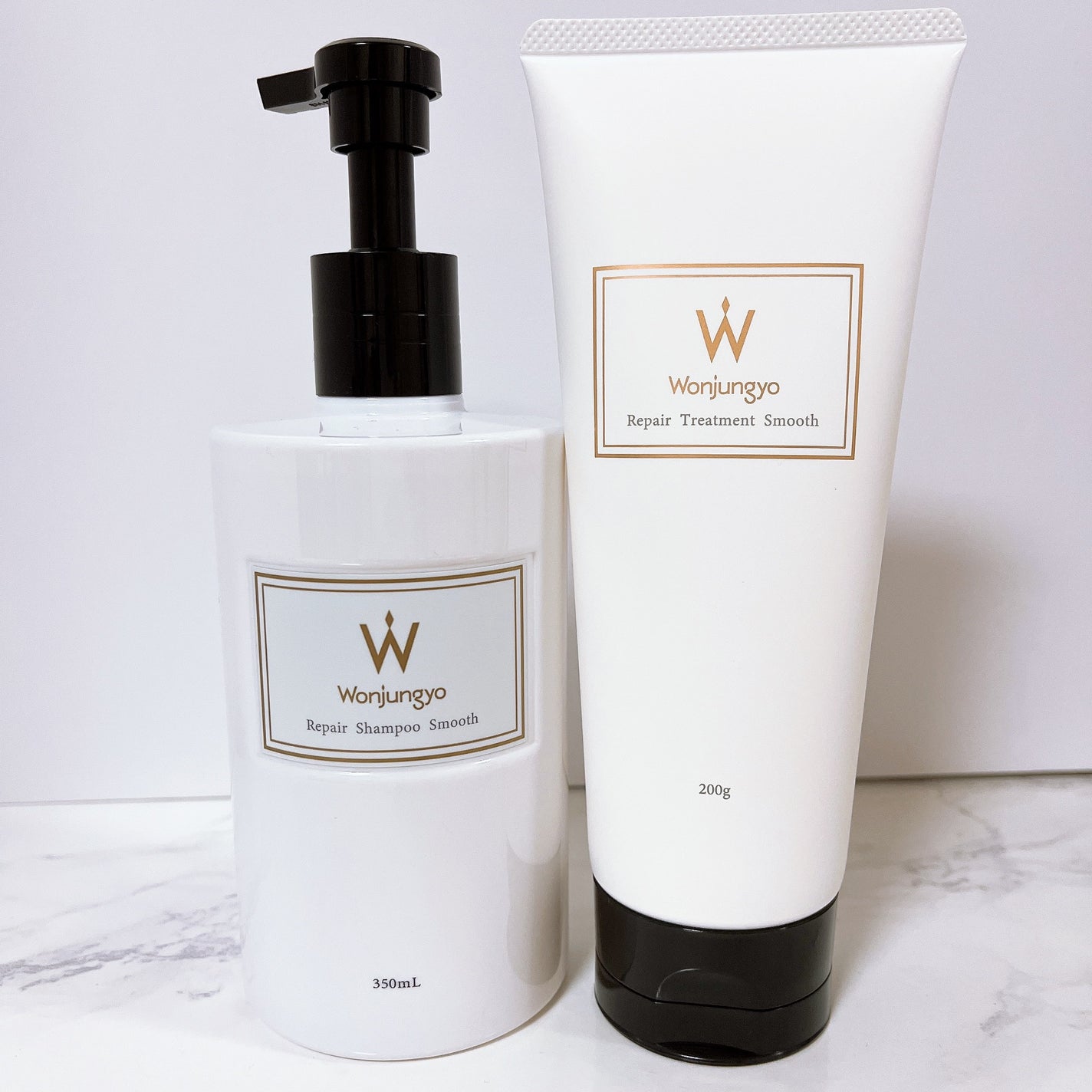 ウォンジョンヨ リペアシャンプー スムース/リペアトリートメント スムース/Wonjungyo/市販シャンプーを使ったクチコミ(1枚目)