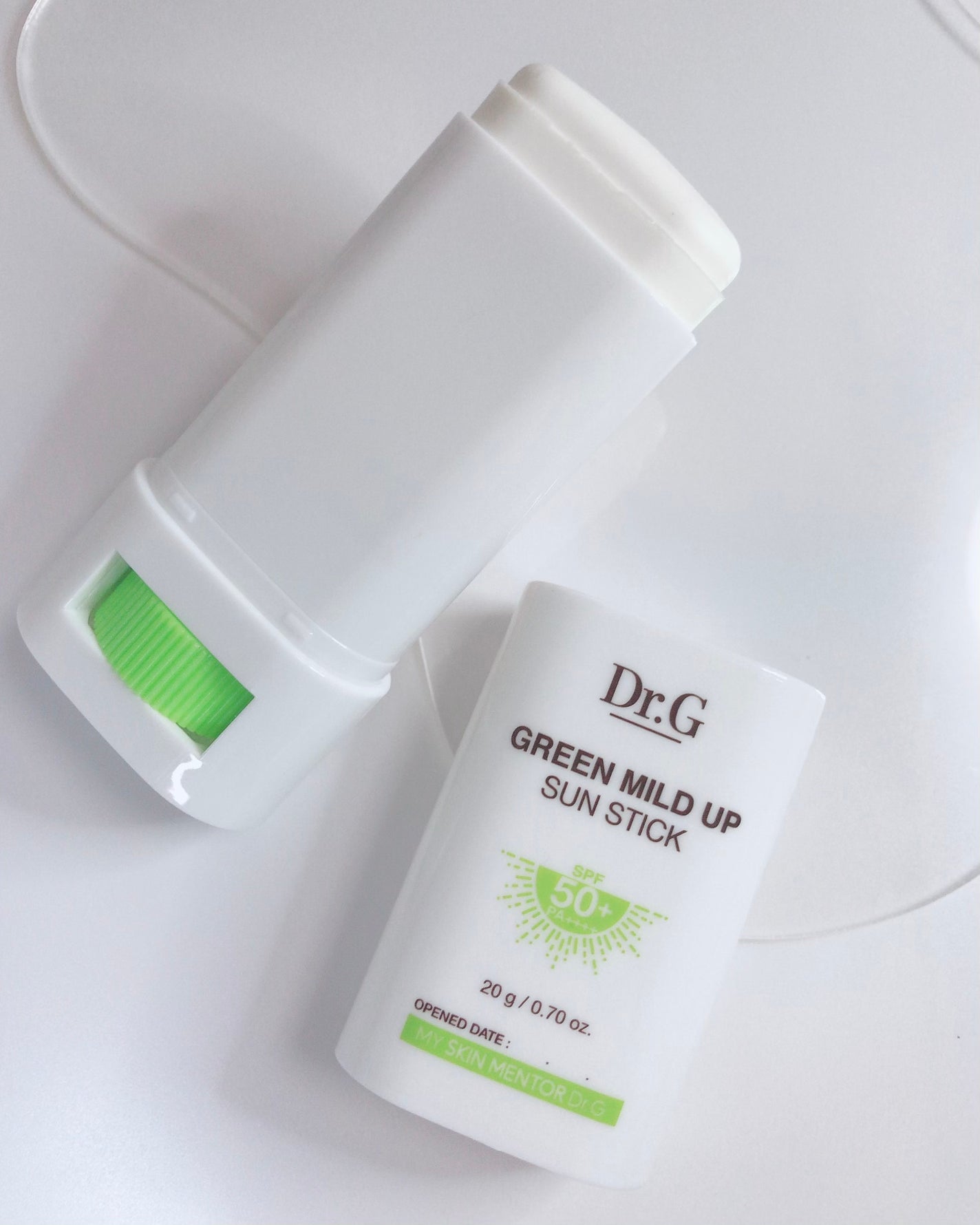 グリーンマイルドサンスティック SPF50+ PA++++/Dr.G/日焼け止めスティックを使ったクチコミ(1枚目)