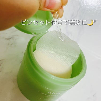 ドクダミカーミングタッチスポットパッド/Abib /トナーパッドを使ったクチコミ(3枚目)