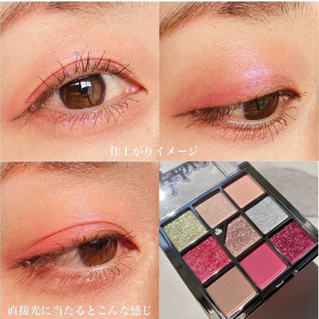 グリッターペディアアイパレット/unleashia/アイシャドウパレットを使ったクチコミ(6枚目)