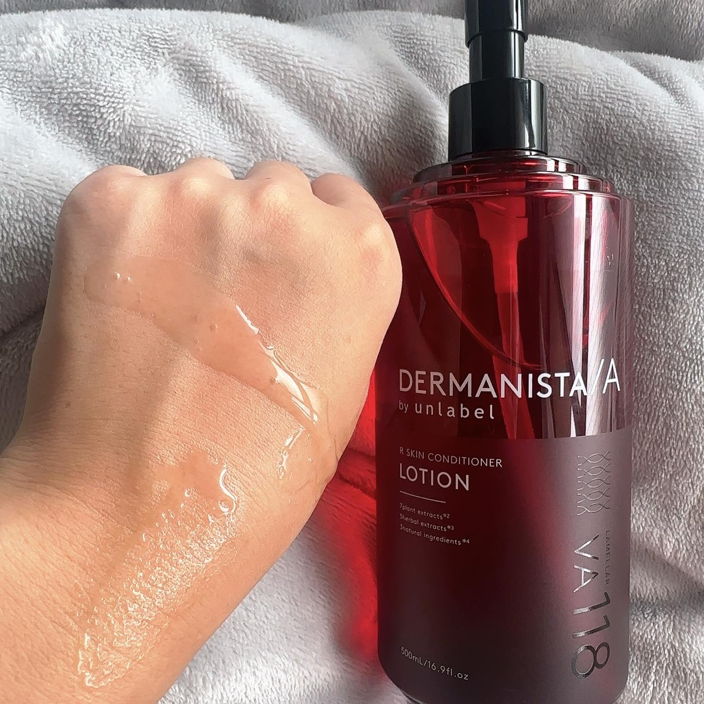 ダーマ二スタ by アンレーベル 超微細＊⁴浸透型＊⁵レチノール誘導体*²配合 スキンコンディショナーローション　　/unlabel/化粧水を使ったクチコミ（3枚目）