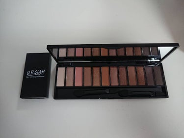 UR GLAM LUXE　12 COLORS EYESHADOW PALLET/U R GLAM/パウダーアイシャドウを使ったクチコミ（1枚目）