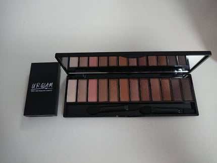 UR GLAM LUXE 12 COLORS EYESHADOW PALLET/U R GLAM/アイシャドウパレットを使ったクチコミ(1枚目)