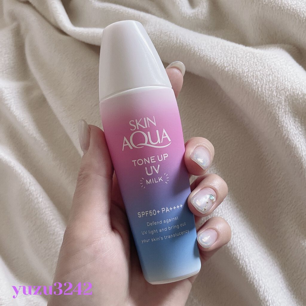 トーンアップＵＶミルク/スキンアクア/日焼け止めミルクを使ったクチコミ（1枚目）