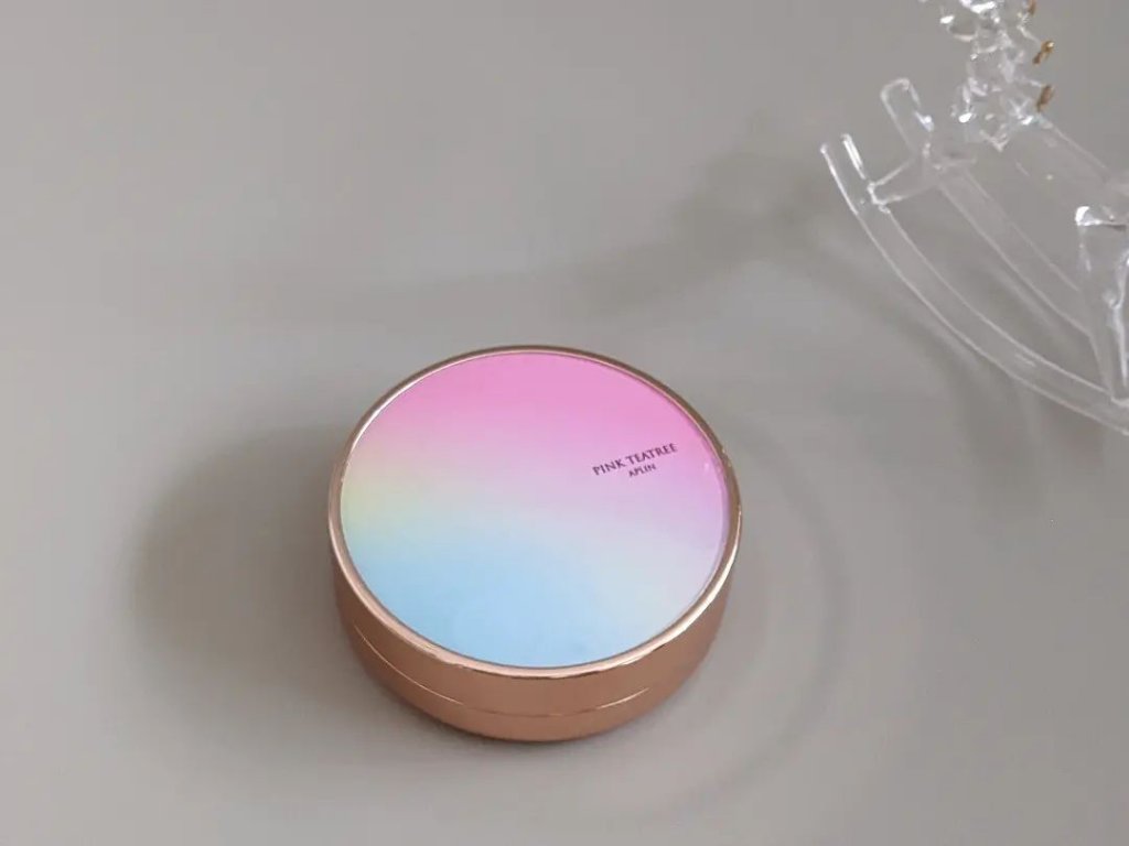 ピンクティーツリーカバークッション/APLIN/クッションファンデーションを使ったクチコミ（1枚目）