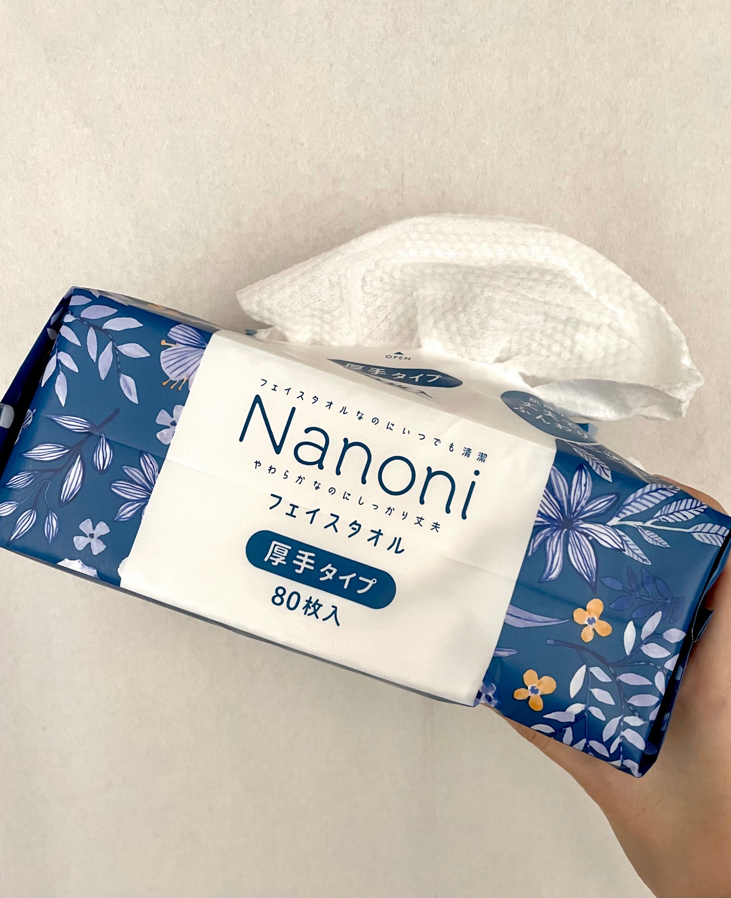 いつでも清潔 Face towel 厚手タイプ/ISDG 医食同源ドットコム/その他を使ったクチコミ(1枚目)