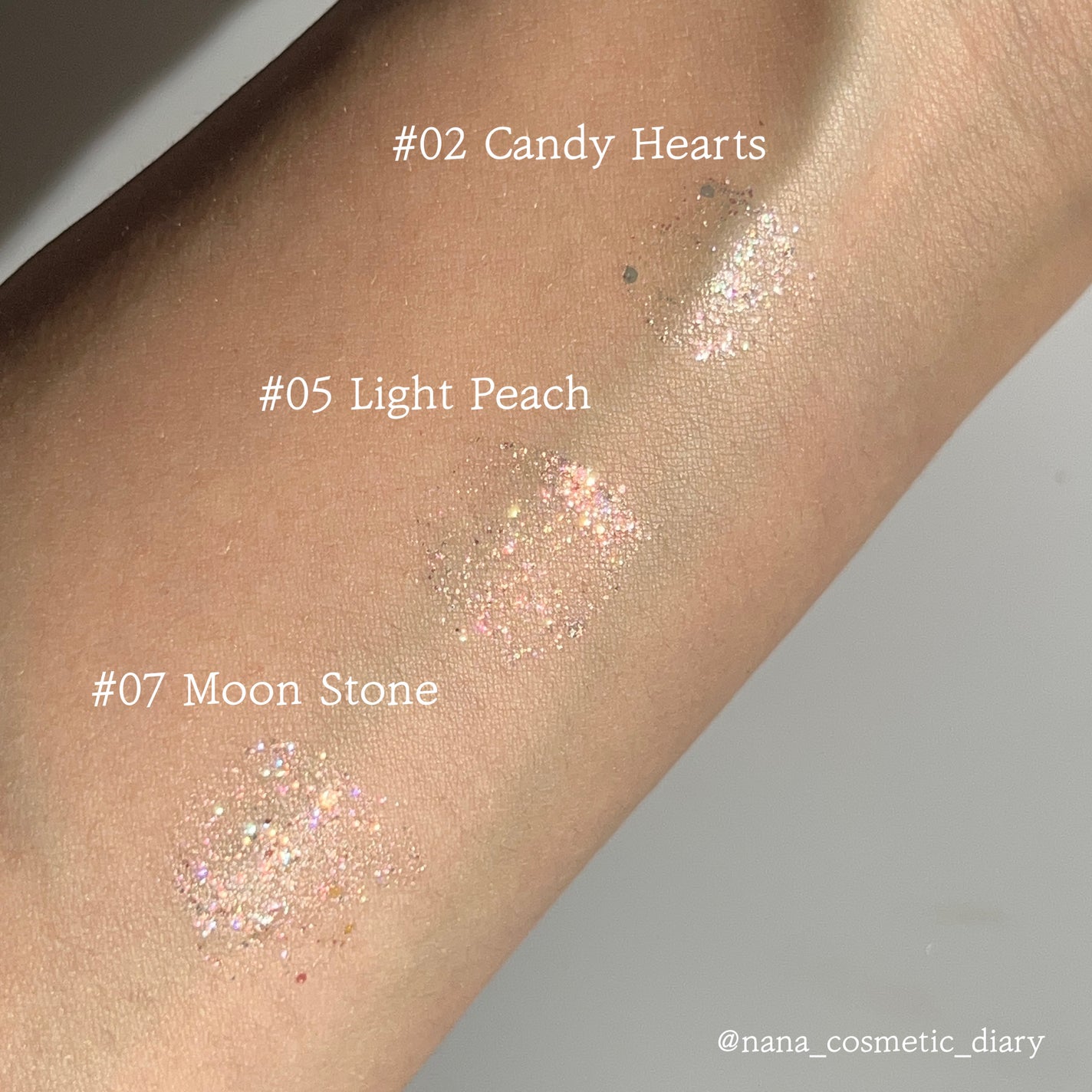 スターリットジュエルリキッドグリッター/dasique/グリッターを使ったクチコミ(5枚目)