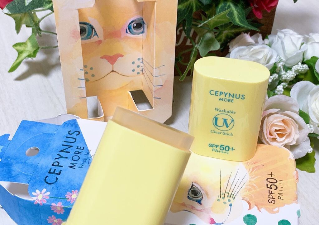 ウォッシャブル UV クリアスティック/CEPYNUS MORE(セピナス モア)/日焼け止めスティックを使ったクチコミ（2枚目）
