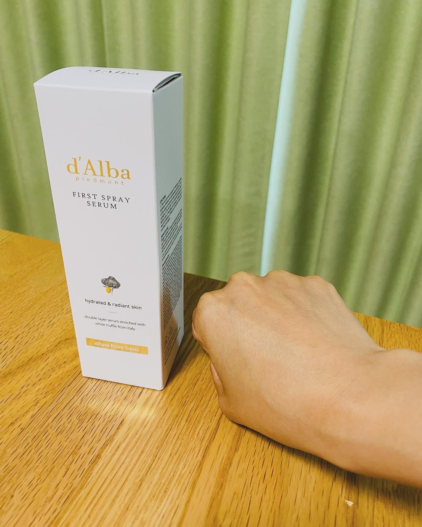ダルバ ホワイトトリュフファーストスプレーセラム/ダルバ/ミスト状化粧水を使ったクチコミ(2枚目)
