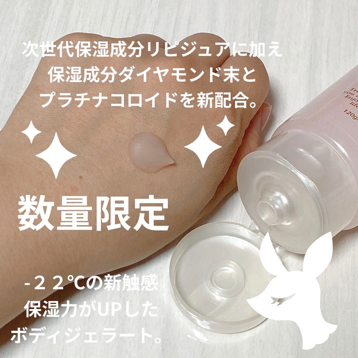 モイストボディジェラート モモ/フェルナンダ/ボディクリームを使ったクチコミ(2枚目)