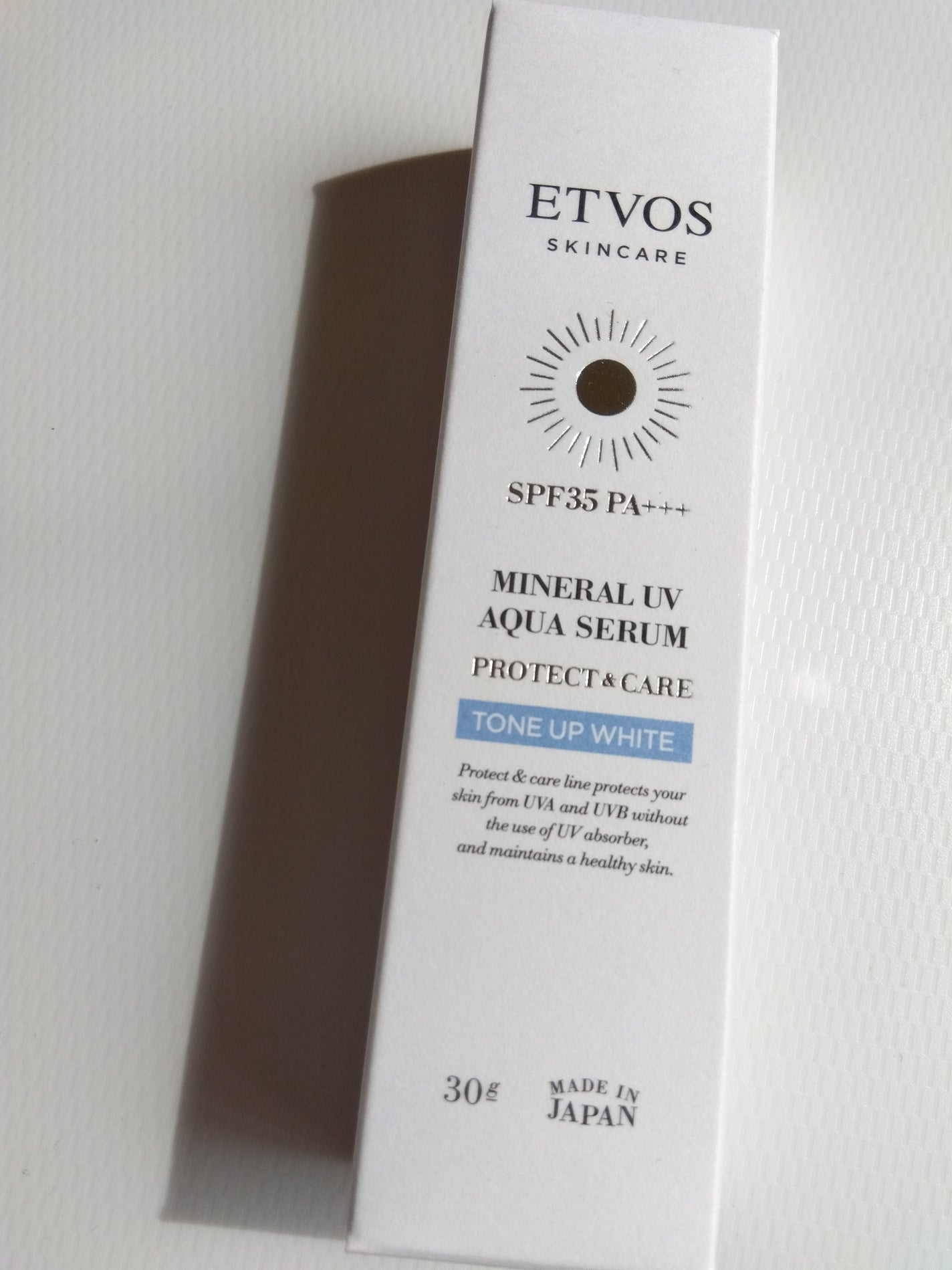 ミネラルUVアクアセラム/エトヴォス/美容液を使ったクチコミ(2枚目)