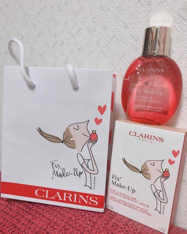 フィックス メイクアップ/CLARINS/ミスト状化粧水を使ったクチコミ（1枚目）