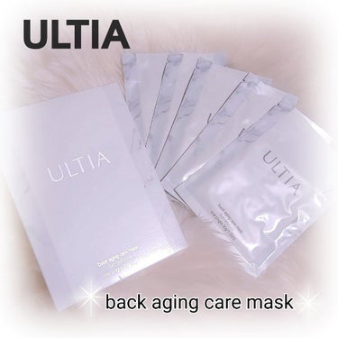 back aging care mask/ULTIA/シートマスク・パックを使ったクチコミ（1枚目）