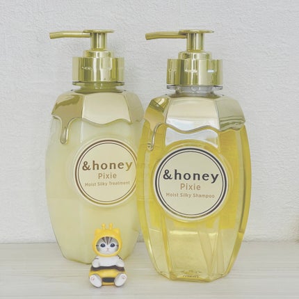 アンドハニー ピクシー モイストシルキー シャンプー1.0/ヘアトリートメント2.0/&honey/市販シャンプーを使ったクチコミ(1枚目)