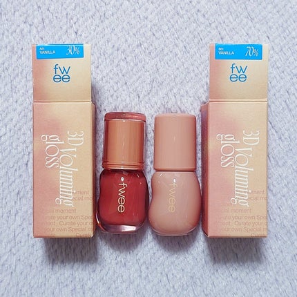 フィー 3Dボリューミンググロス/fwee/リップグロスを使ったクチコミ(1枚目)