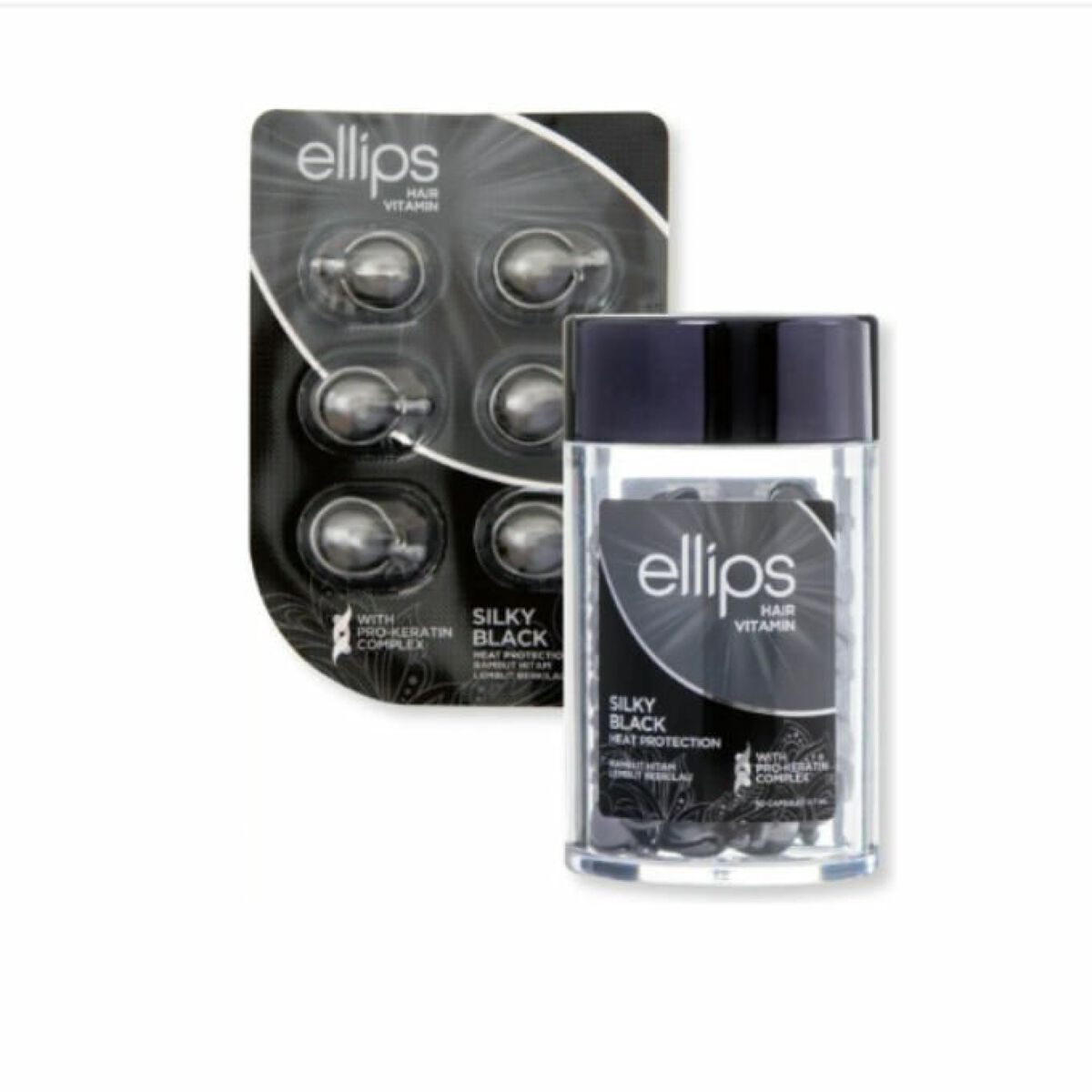 プロケラチン シルキーブラック/ellips/ヘアオイルを使ったクチコミ（1枚目）