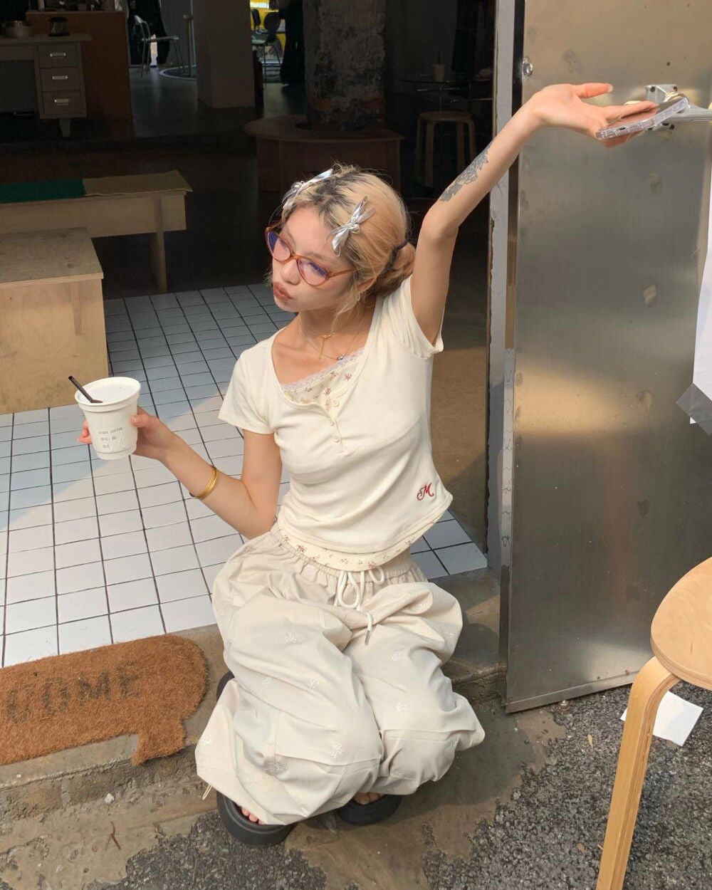 ひとみ on LIPS 「夏の準備~#コーデ#韓国ファッション#韓国雑貨#韓国コーデ..」(7枚目)