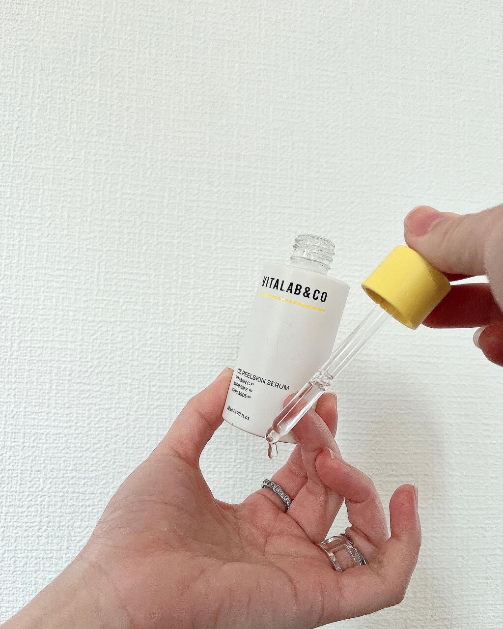 ビタラボ CEピールスキンセラム/VITALAB＆CO/美容液を使ったクチコミ（2枚目）