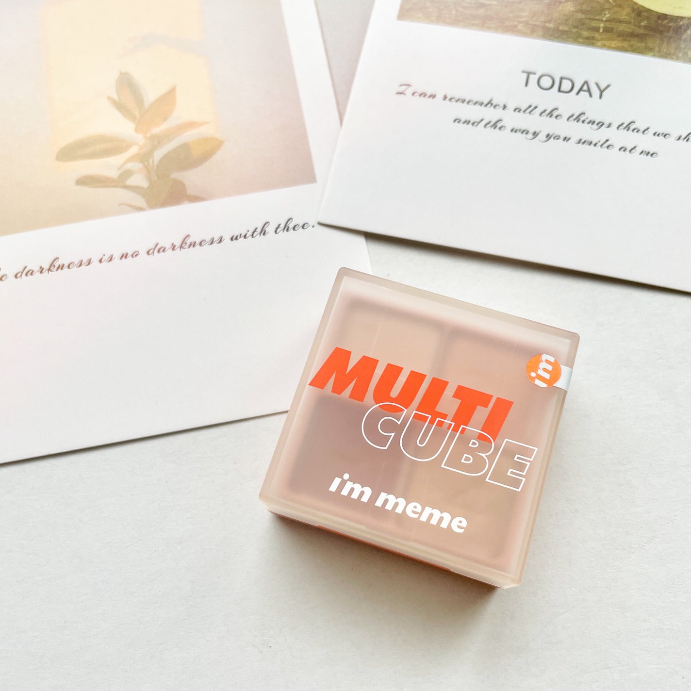 マルチキューブ/i’m meme/アイシャドウパレットを使ったクチコミ(1枚目)