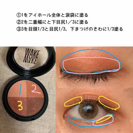 アイスタイラー アイシャドウ/wakemake/アイシャドウパレットを使ったクチコミ(3枚目)