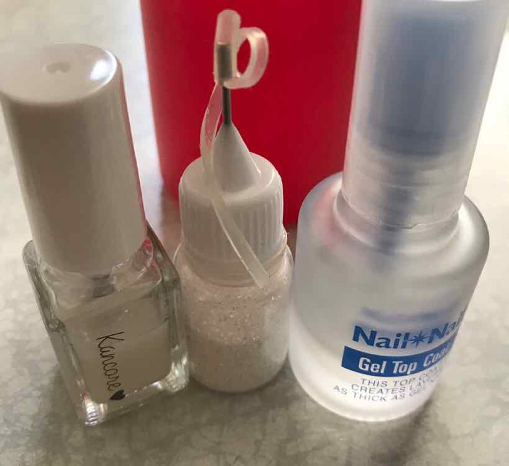 AC クイックドライベース＆ハードナー/AC MAKEUP/ネイルベースコートを使ったクチコミ（3枚目）