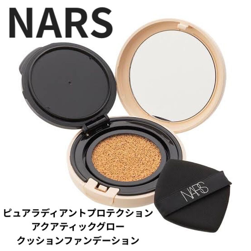 ピュアラディアントプロテクション アクアティックグロー クッションファンデーション SPF50+/PA+++/NARS/クッションファンデーションを使ったクチコミ(1枚目)