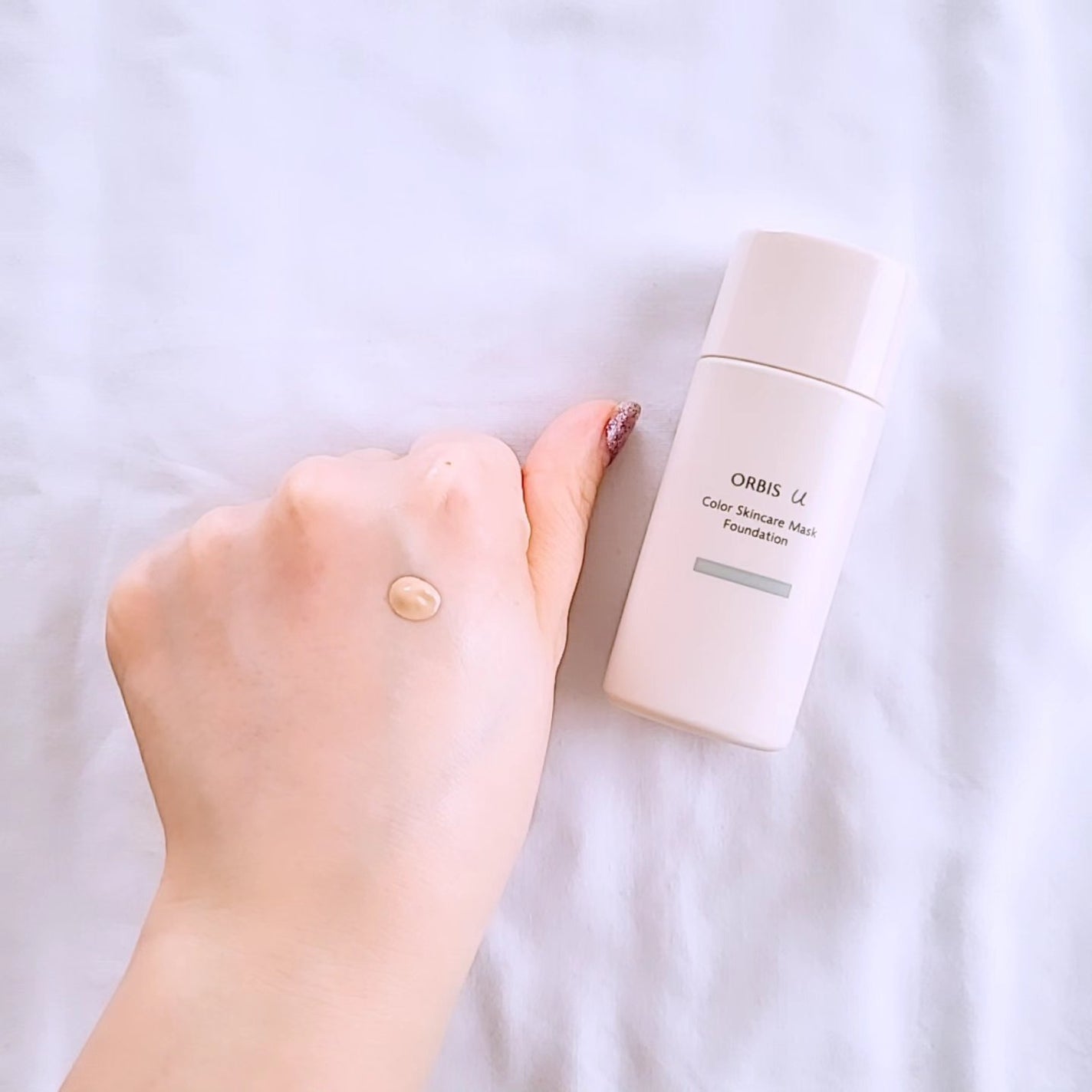 オルビスユー カラースキンケアマスク ファンデーション/オルビス/リキッドファンデーションを使ったクチコミ(2枚目)
