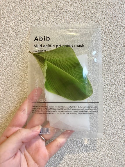 弱酸性pHシートマスク ドクダミフィット/Abib /シートマスク・パックを使ったクチコミ(1枚目)